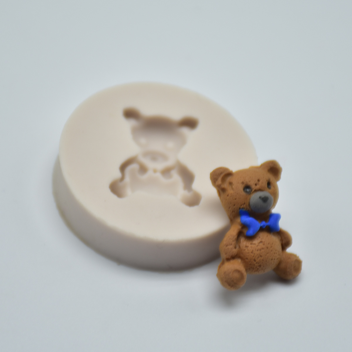 Bear silicone cake mold turning sugar cake chocolate ultra light clay decorative mold DIY baking mold Bear silicone cake mold turning sugar cake chocolate ultra light clay decorative mold DIY baking mold