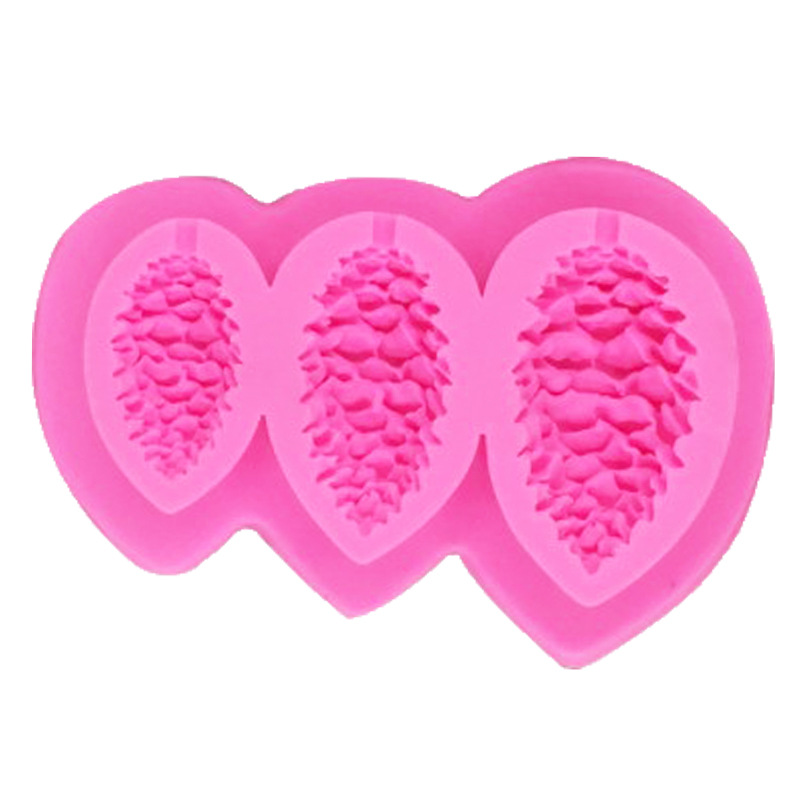 Even pinecone silicone molasses mold Christmas cake mold chocolate cake DIY baking mold Even pinecone silicone molasses mold Christmas cake mold chocolate cake DIY baking mold