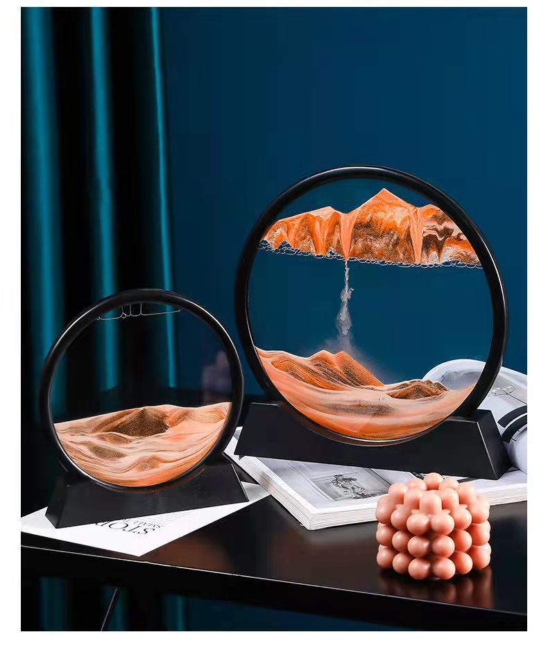 Creative Hourglass Decoration Liquid Decompression Quicksand Painting Office Desk Surface Panel Living Room Bedside Table Decorations Birthday Gift Creative Hourglass Decoration Liquid Decompression Quicksand Painting Office Desk Surface Panel Living Room Bedside Table Decorations Birthday Gift