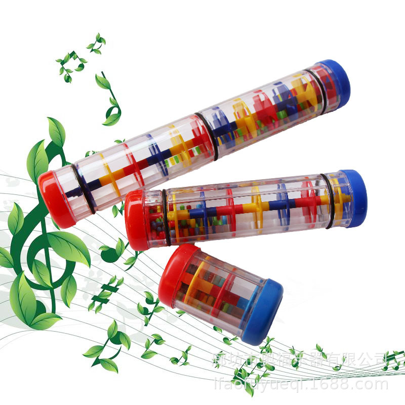 Orff Children&#039;s Percussion Instrument Toy Early Education Teaching Aids Sound 3 Plastic Sound Tube Counting Sticks Hourglass Sound Tube