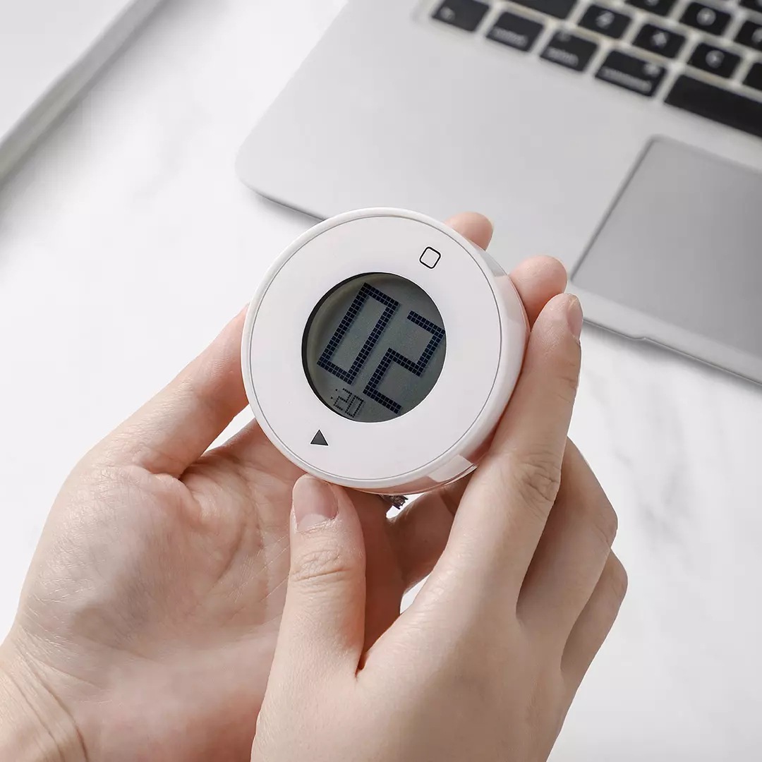 Clean Magnetic Suction Electronic Timer Hourglass Reminder Kitchen Minute Alarm Clock Creative Question Timing