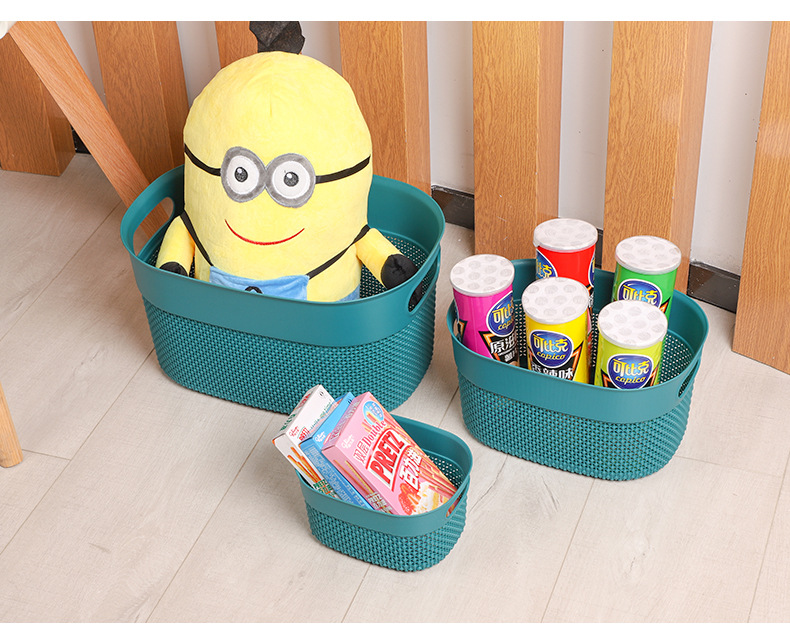 Popular Products High Quality Portable Bathroom Baskets Plastic Storage