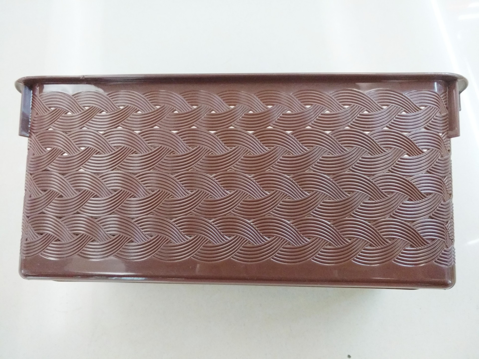 Creative storage basket rattan-like warm hand-ear line sorting baskets