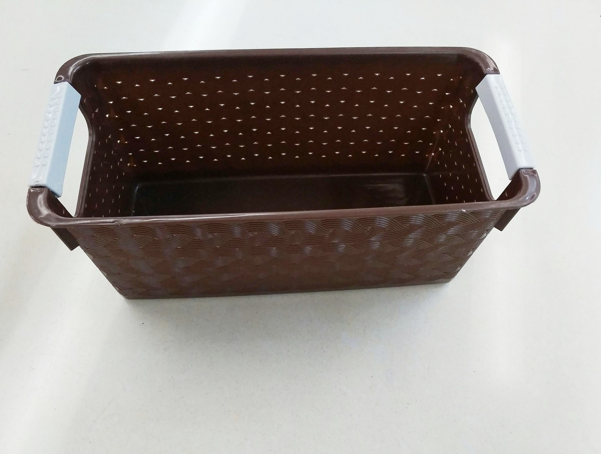 Creative storage basket rattan-like warm hand-ear line sorting baskets