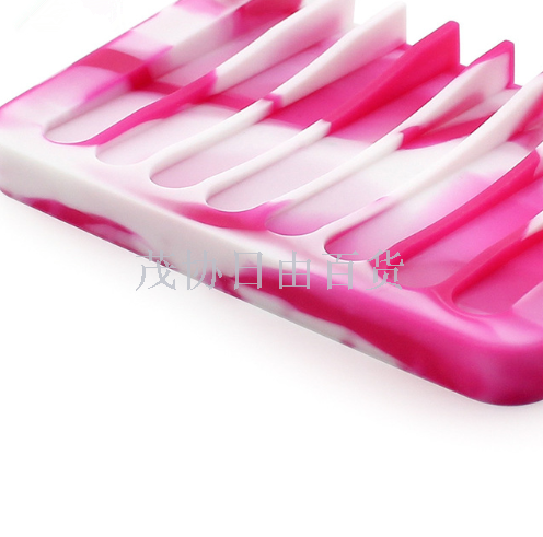 Silicone soap holder anti-skid soap box bar asphalt pad soap soap holder multicolor
