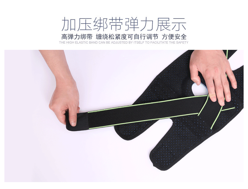 Sports Strap Wrap Pressurized Silicone Cold Feeling Knee Pad Running Basketball Mountain Climbing Biking Badminton Knee Pad Manufacturer