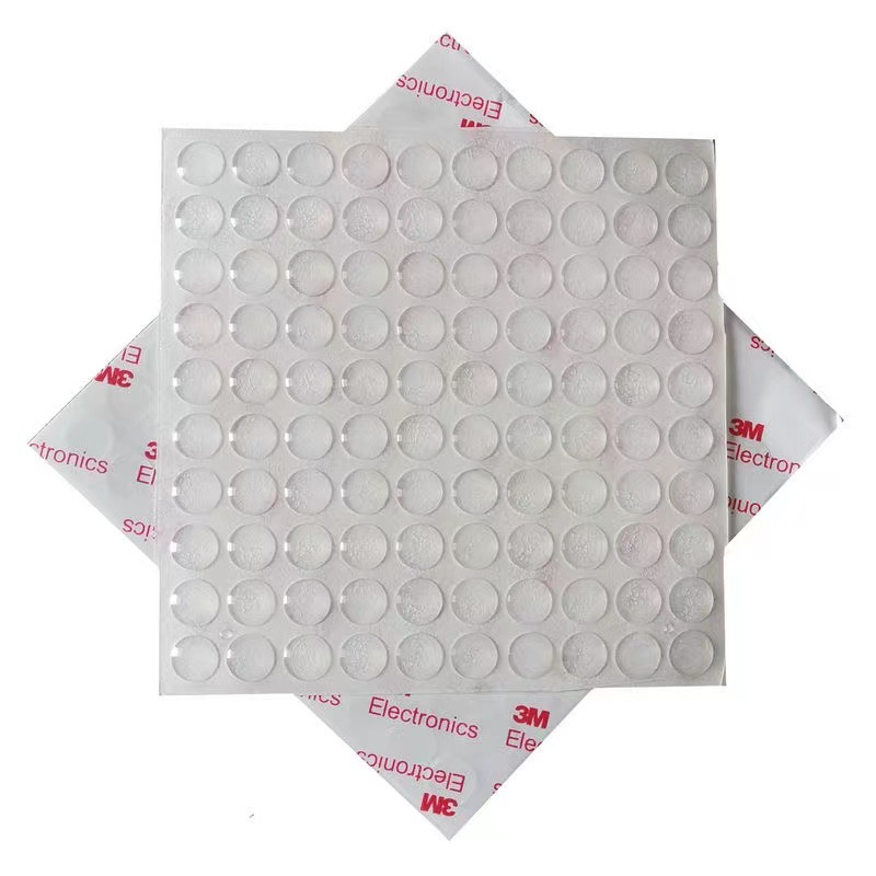 Self-Adhesive and Transparent Silicon Floor Mat Furniture Anticollision Particles Shock Absorption Silica Gel Pad Non-Slip Silicone Particles Silica Gel Pad Pieces Silicone Bra