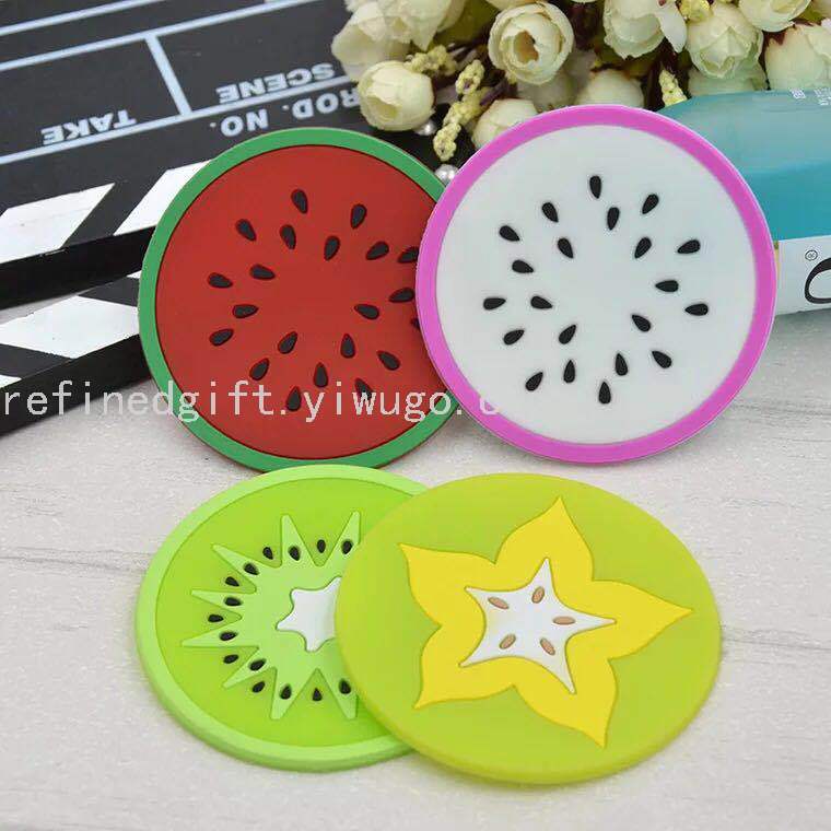 Cute Creative Cartoon Animal Coaster Home Non-Slip Heat Insulation Silicone Bowl Pad Heat-Resistant and Hot-Proof Dining Table Cushion Teacup Mat