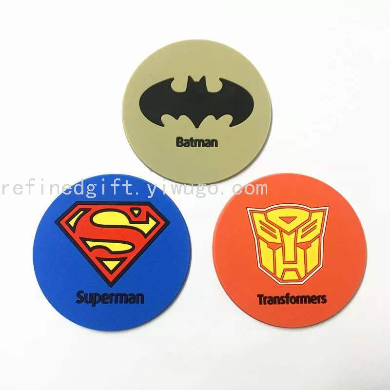 Cute Creative Cartoon Animal Coaster Home Non-Slip Heat Insulation Silicone Bowl Pad Heat-Resistant and Hot-Proof Dining Table Cushion Teacup Mat
