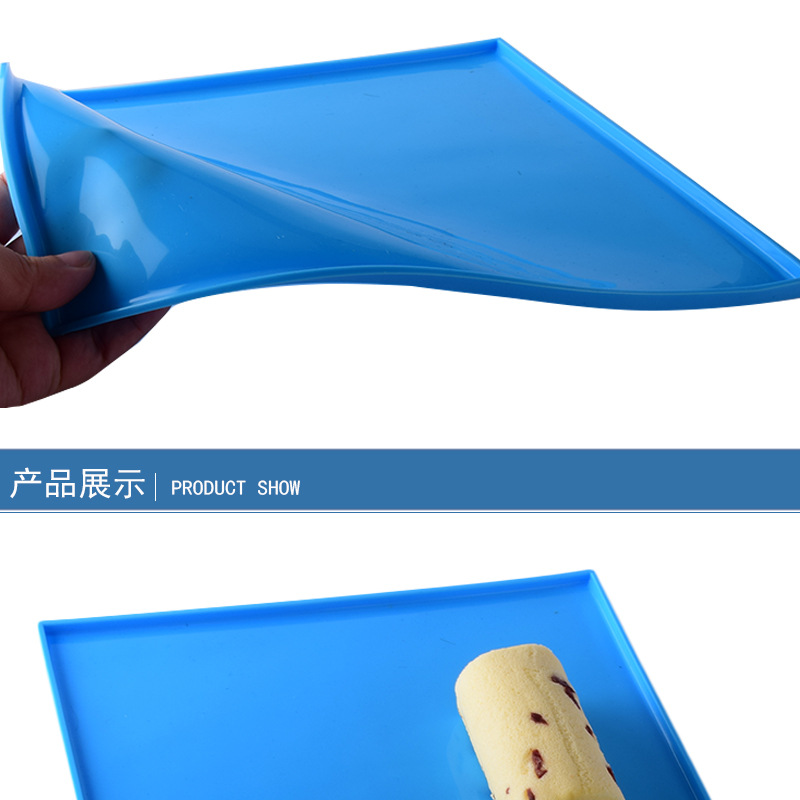 Silicone Cake Roll Mat, Silicone Swiss Roll, Silicone Leak-Proof Pad Baking Tray Mat, Silicone Dining Table Cushion