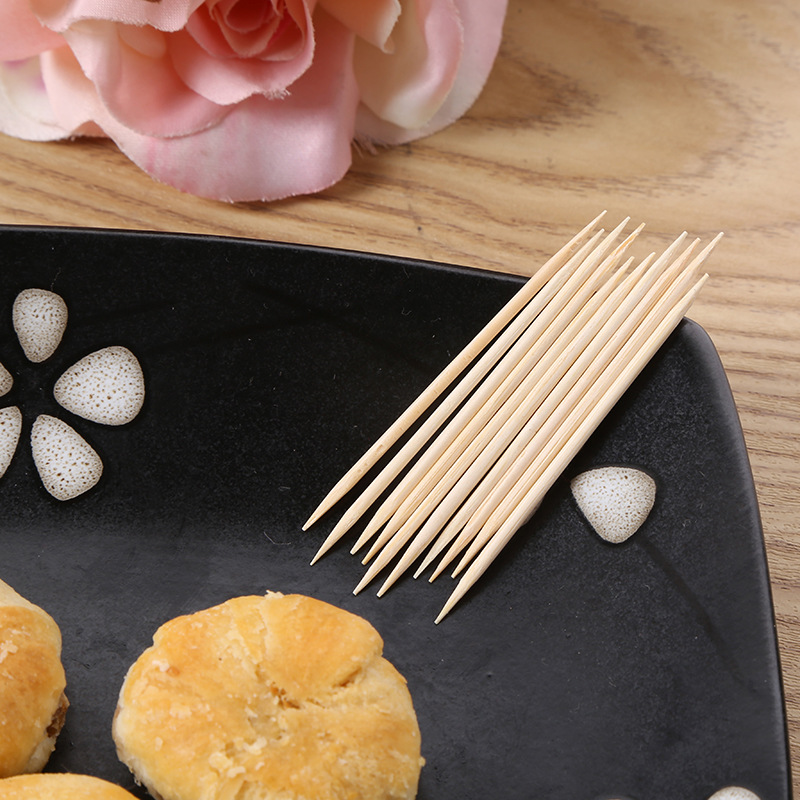 Creative Lighter Toothpick Box Portable Disposable Double-Headed Household Toothpick Box Restaurant Bamboo Disposable To