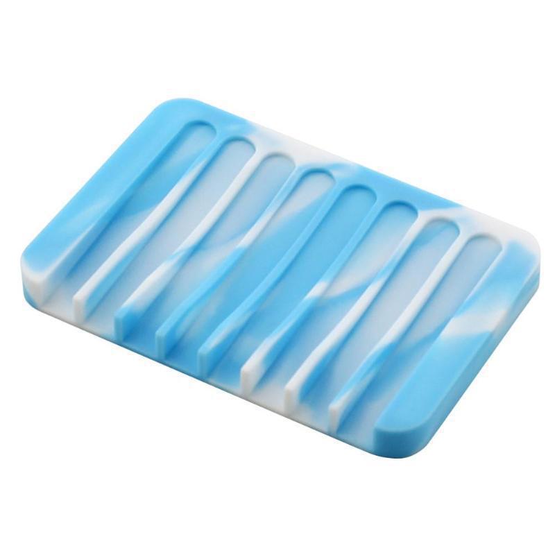 Creative Soap Holder Silicone Soap Holder Bathroom Punch-Free Soap Pad Draining Soap Holder Wholesale Custom Manufacturer