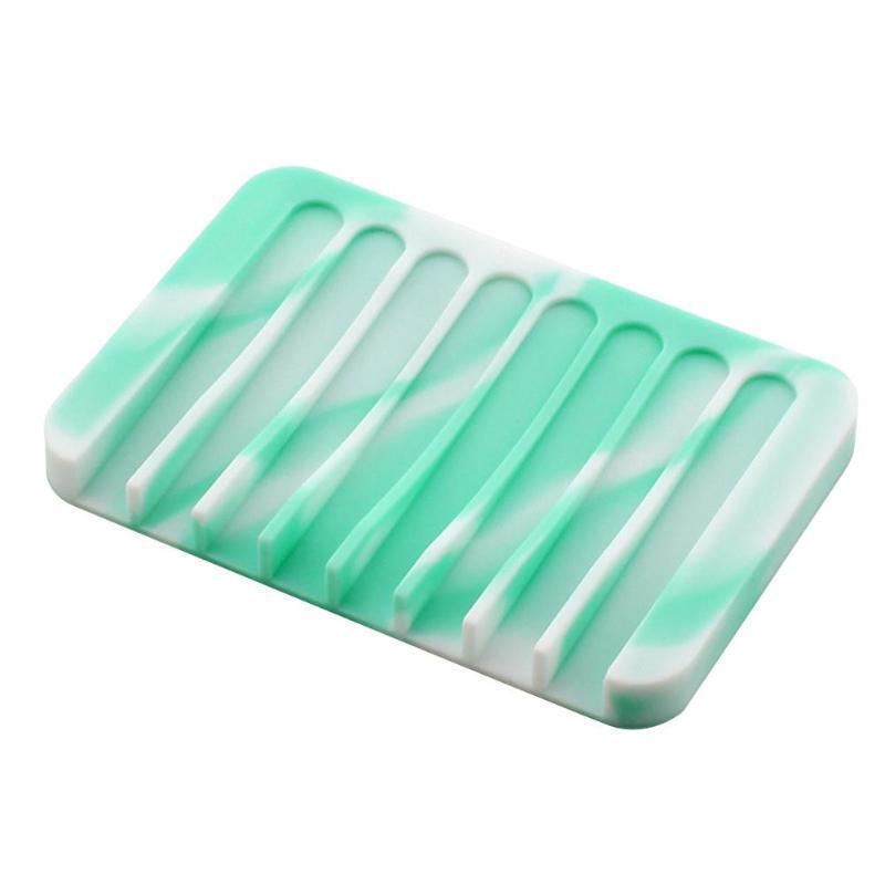 Creative Soap Holder Silicone Soap Holder Bathroom Punch-Free Soap Pad Draining Soap Holder Wholesale Custom Manufacturer