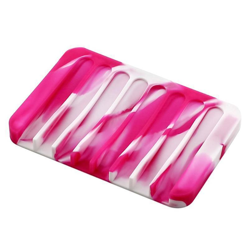 Creative Soap Holder Silicone Soap Holder Bathroom Punch-Free Soap Pad Draining Soap Holder Wholesale Custom Manufacturer