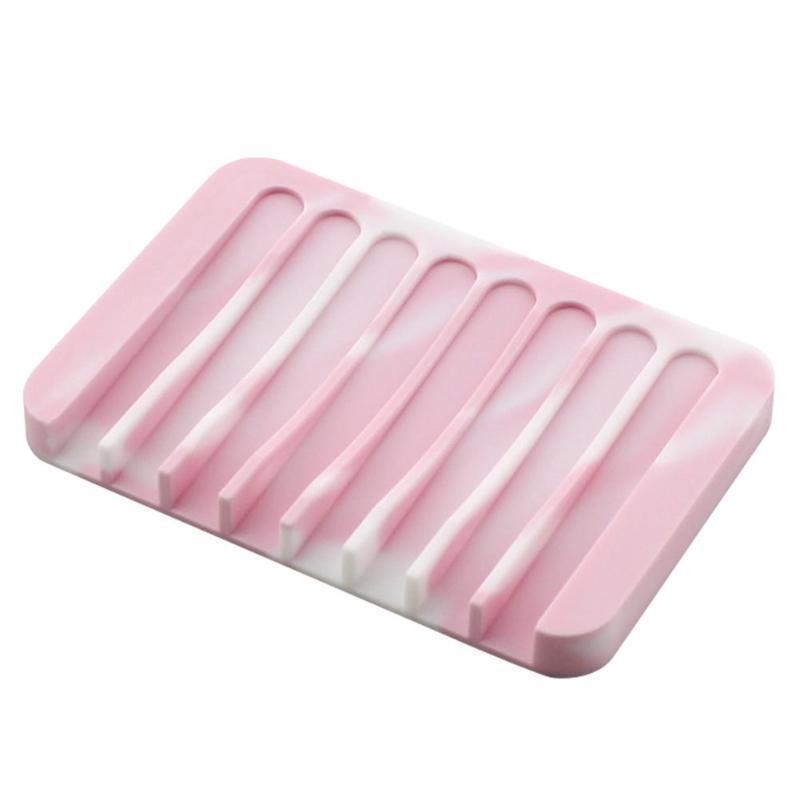 Creative Soap Holder Silicone Soap Holder Bathroom Punch-Free Soap Pad Draining Soap Holder Wholesale Custom Manufacturer