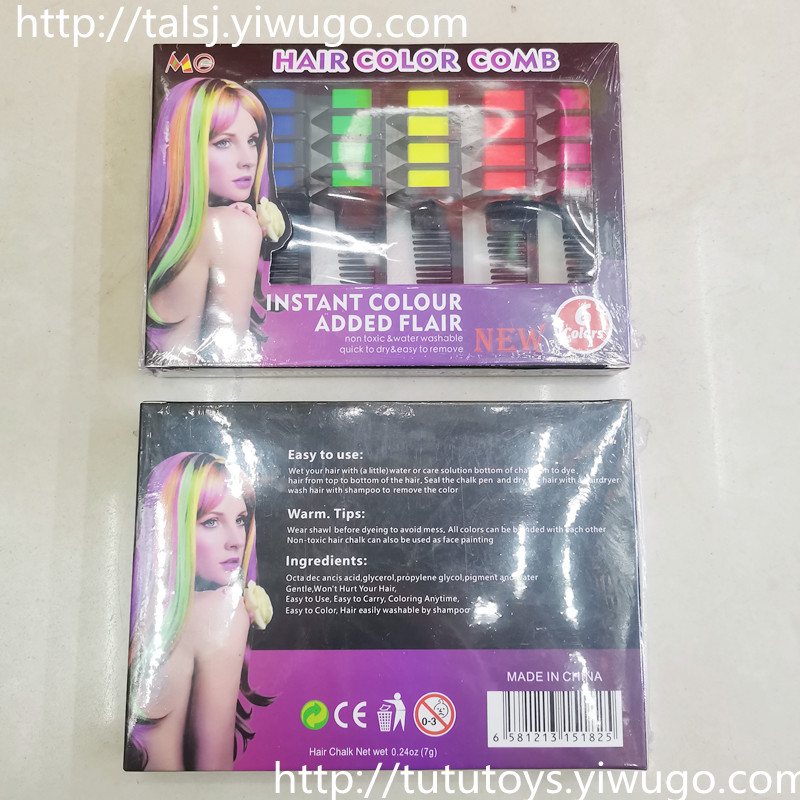 Neon Lip Stick Colorful Hair Dye Comb Luminous Face Paint Party Lipstick Colorful Lipstick Rainbow Hair Comb