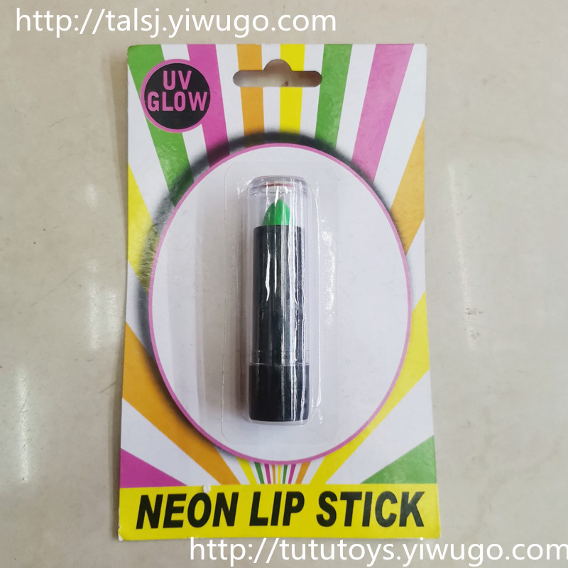 Neon Lip Stick Colorful Hair Dye Comb Luminous Face Paint Party Lipstick Colorful Lipstick Rainbow Hair Comb