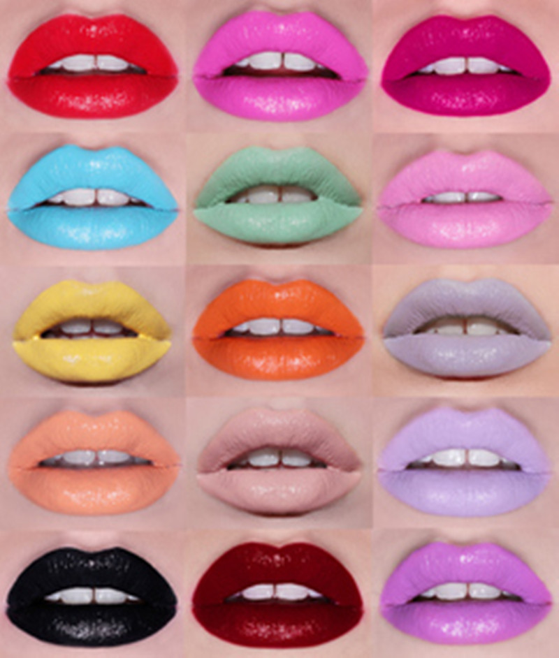 Neon Lip Stick Colorful Hair Dye Comb Luminous Face Paint Party Lipstick Colorful Lipstick Rainbow Hair Comb