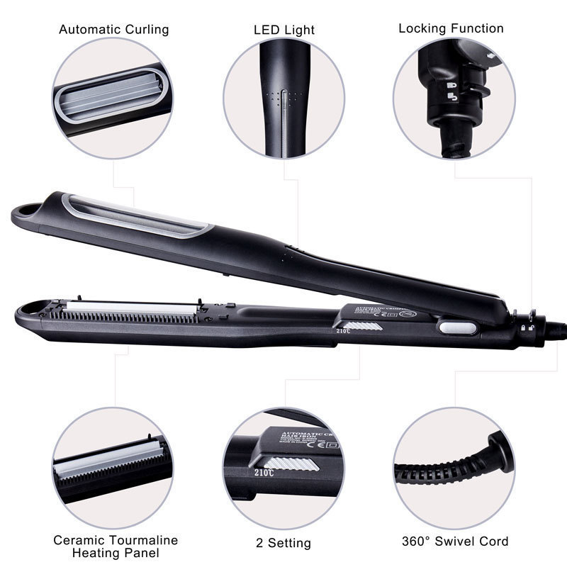 Cross-Border Amazon Full-Automatic Female Curly Hair Styling Electrical Appliance Full-Automatic Corn Clip Hair Curler Wool Stick Hair Device