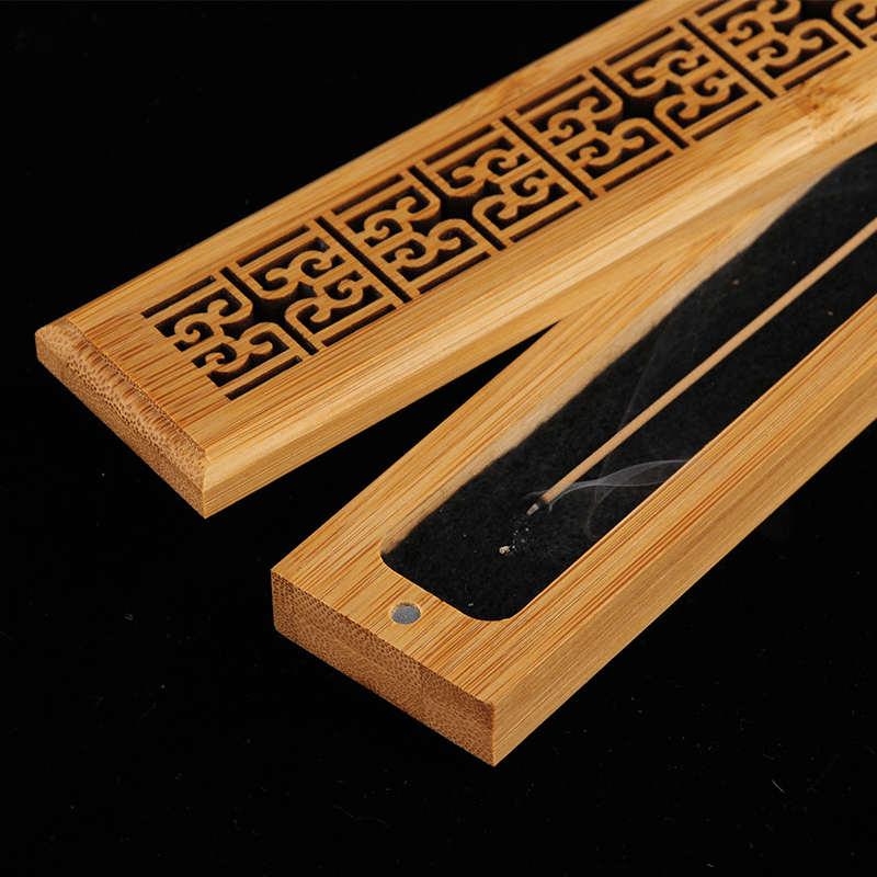  Bamboo Agilawood Joss-Stick Burner Bamboo Agarwood Sandalwood Incense Incense Box Household Incense Burner censer