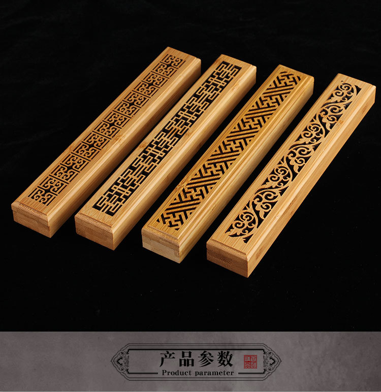  Bamboo Agilawood Joss-Stick Burner Bamboo Agarwood Sandalwood Incense Incense Box Household Incense Burner censer