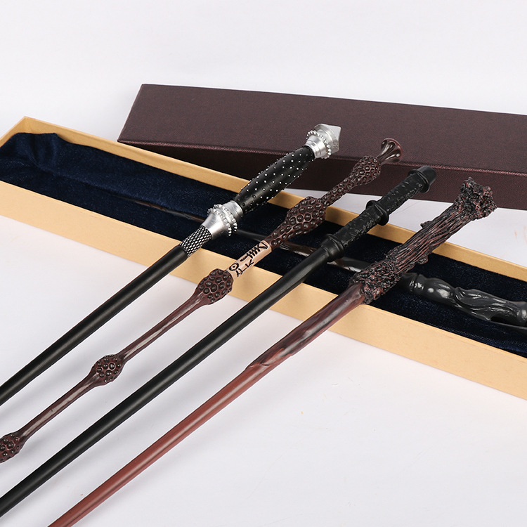 Harry Potter Magic Wand Hermione Dumbledore Little Wolf Star Sneep Magic Wand Naked Stick Voldemort Malfoy