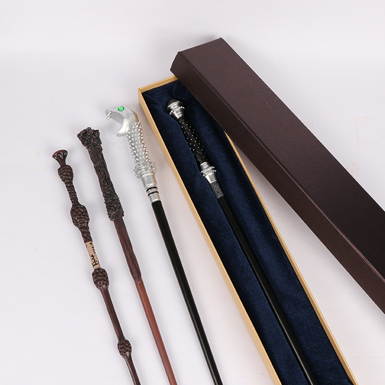 Harry Potter Magic Wand Hermione Dumbledore Little Wolf Star Sneep Magic Wand Naked Stick Voldemort Malfoy