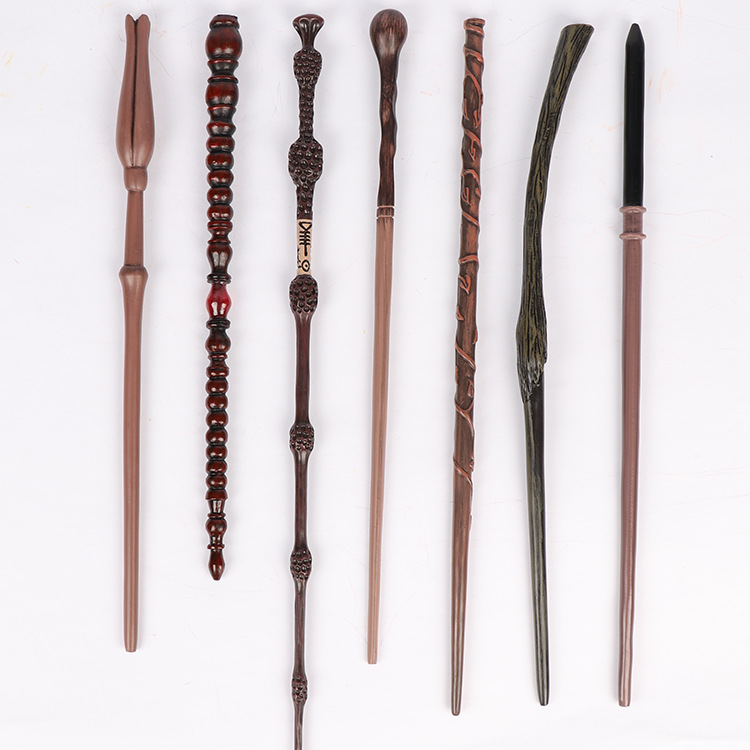 Harry Potter Magic Wand Hermione Dumbledore Little Wolf Star Sneep Magic Wand Naked Stick Voldemort Malfoy