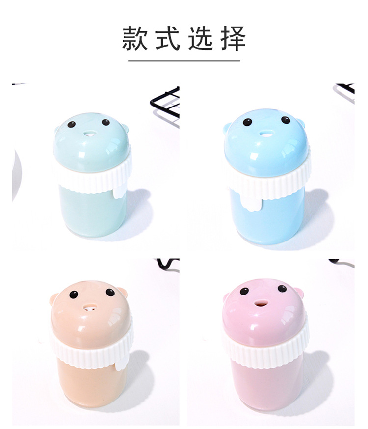 Plastic Cartoon Toothpick Box Creative European Bear Toothpick Tin Simple Living Room Home Portable round Toothpick Holder Plastic Cartoon Toothpick Box Creative European Bear Toothpick Tin Simple Living Room Home Portable round Toothpick Holder