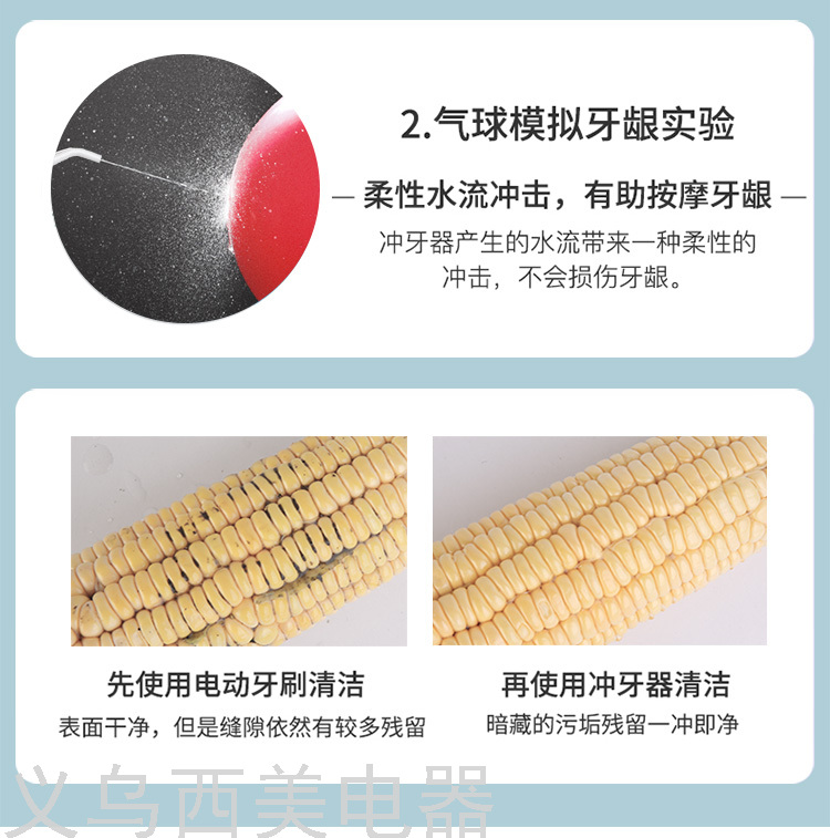 Cross-Border Electric Water Pick Tooth Stains Residue between Teeth Teeth Cleaner Household Dental Floss Oral Cleaning Waterproof Water Toothpick