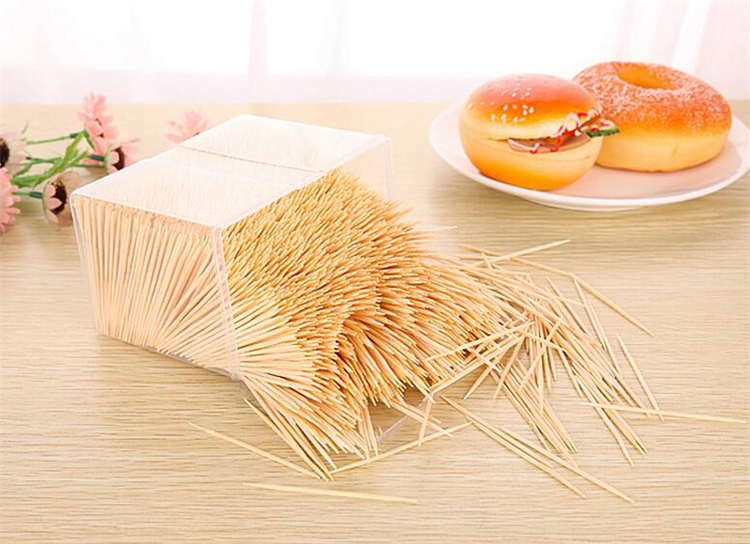 A3-20 Ultra-Fine Bamboo Toothpick Large Plate Toothpick Double Pointed Double-Headed Natural Bamboo Toothpick about 3500 Pieces A3-20 Ultra-Fine Bamboo Toothpick Large Plate Toothpick Double Pointed Double-Headed Natural Bamboo Toothpick about 3500 Pieces