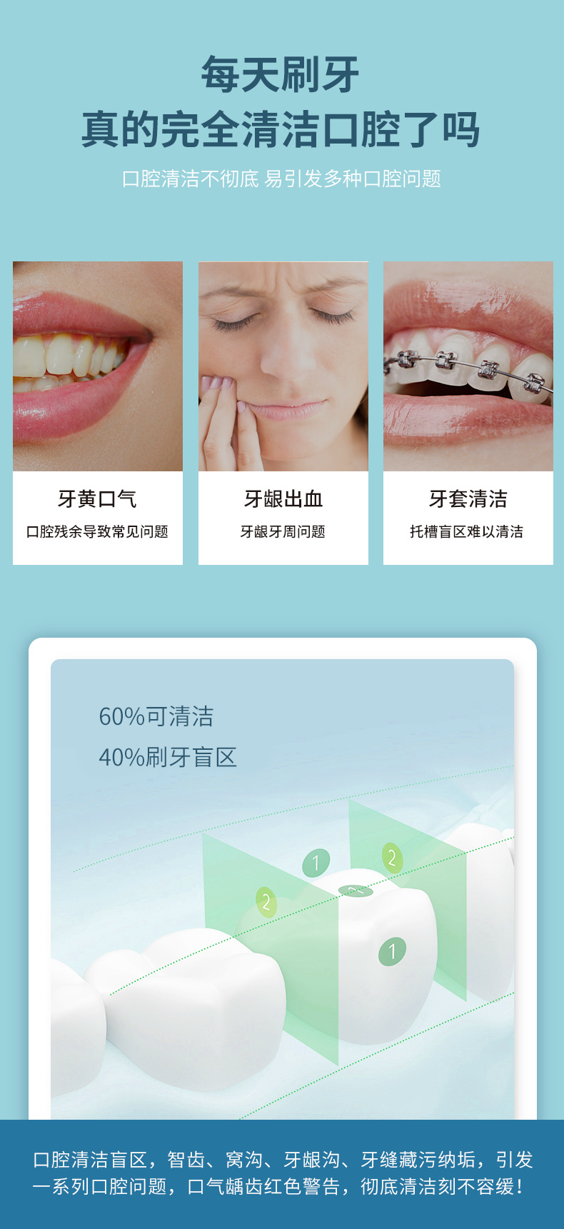 Factory Direct Sales Portable Waterpik Home Water Toothpick Oral Cleaning Dental Calculus Removal Teeth Cleaner Electric Water Pick