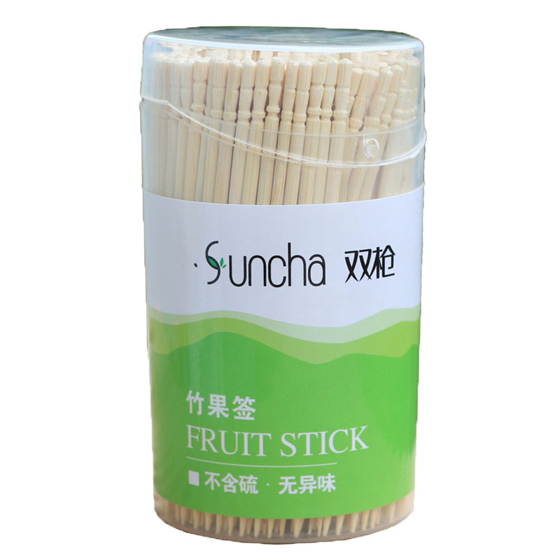 Toothpick Bamboo Disposable Bamboo Stick Long and Thick Toothpick Disposable Fruit Toothpick Skewers Toothpick Cake Fork