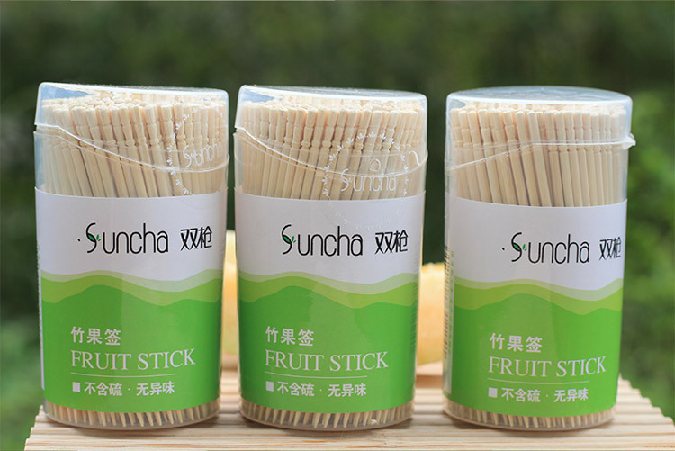 Toothpick Bamboo Disposable Bamboo Stick Long and Thick Toothpick Disposable Fruit Toothpick Skewers Toothpick Cake Fork