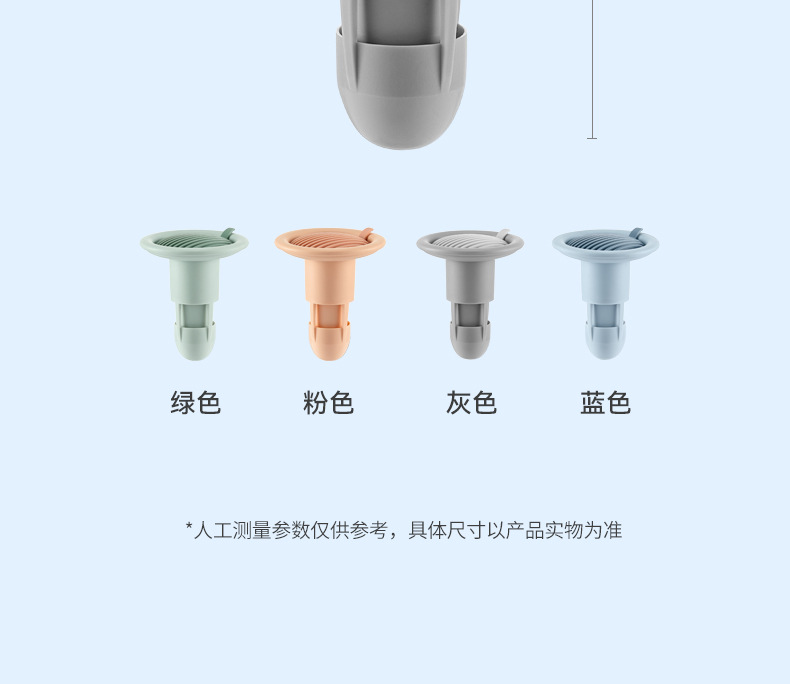 [Liangshe Original] Sewer Sink Anti-Blocking Filter Net Bathroom One-Way Drainage Deodorant Floor Drain