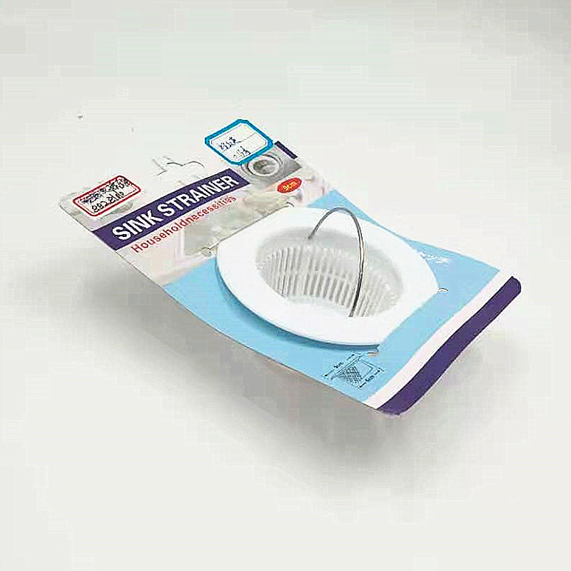 Plastic Silicone Water Filter Solid Color Kitchen Bathroom Filter Screen Anti-Blocking Floor Drain Card-Mounted Dishwashing Sink Anti-Blocking Partition