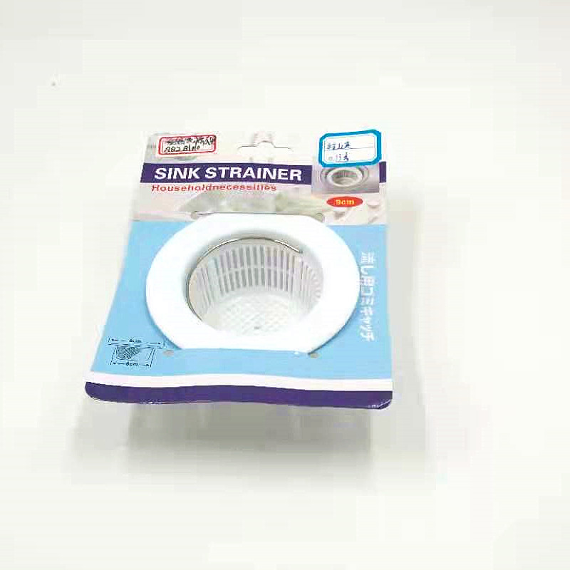 Plastic Silicone Water Filter Solid Color Kitchen Bathroom Filter Screen Anti-Blocking Floor Drain Card-Mounted Dishwashing Sink Anti-Blocking Partition