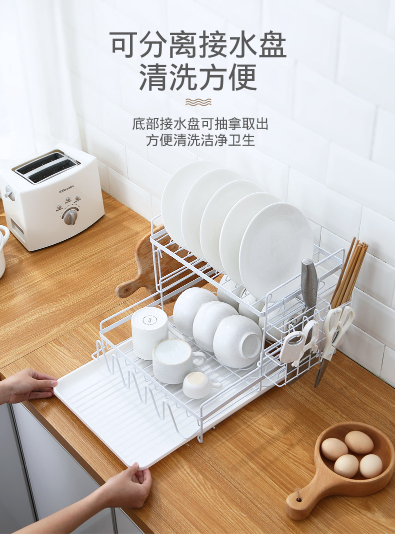 Dish rack Kitchen shelf tableware plate chopsticks bowl rack falls to the ground water rack drying chopsticks rack Dish rack Kitchen shelf tableware plate chopsticks bowl rack falls to the ground water rack drying chopsticks rack