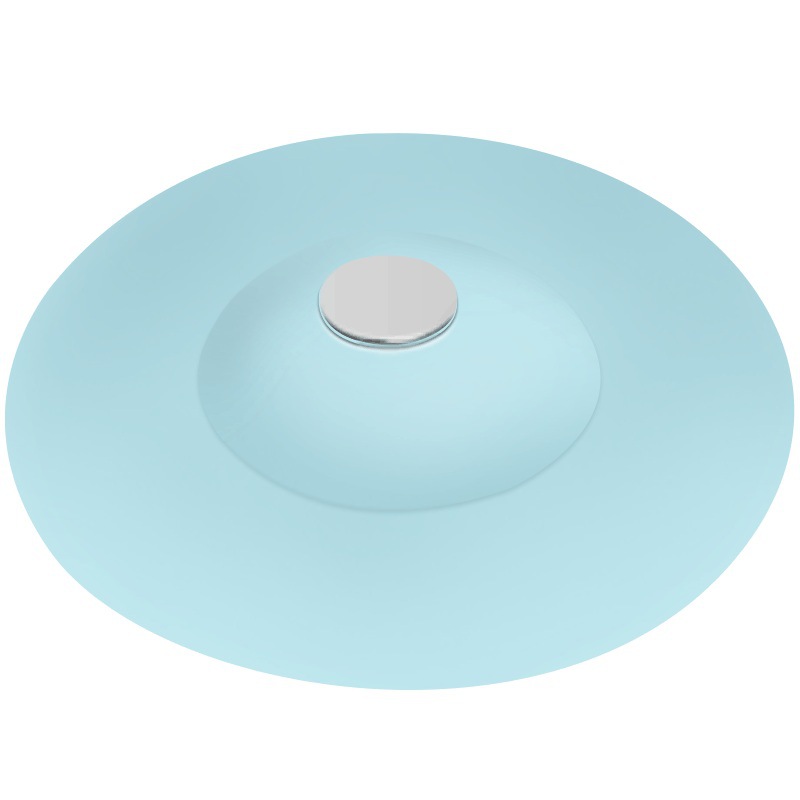 Kitchen Press-Type Deodorant Closed Silicone Flying Saucer Floor Drain Bathroom Bounce Anti-Blocking Plastic Water Channel Filter Core T