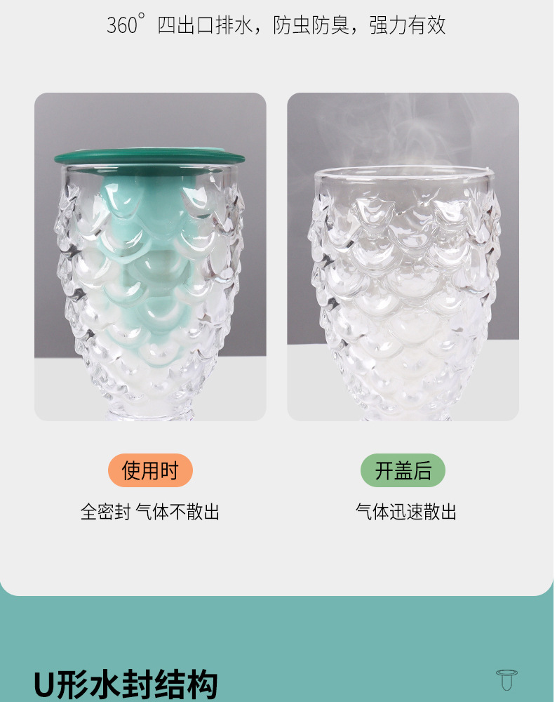 Floor Drain Odor Preventer Sewer Deodorant Cover Closure Anti-Odor Insect-Proof Artifact Toilet Cockroach Insect Proof Cover Floor Drain Odor Preventer Sewer Deodorant Cover Closure Anti-Odor Insect-Proof Artifact Toilet Cockroach Insect Proof Cover