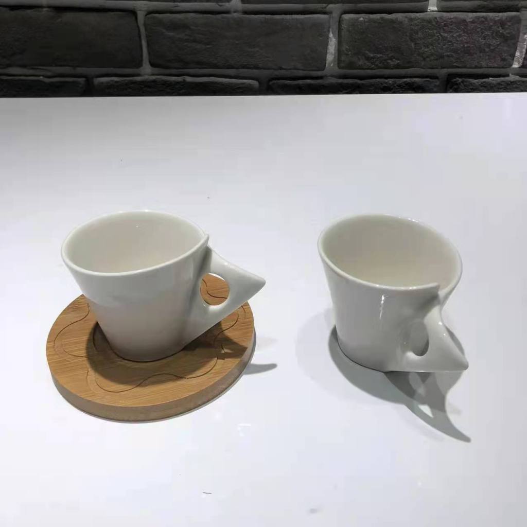 Ceramic 6 Cups 6 Plates Coffee Set Ceramic Cup Wooden Plate Bamboo Rack Points Exchange Supermarket Promotional Gifts Ceramic 6 Cups 6 Plates Coffee Set Ceramic Cup Wooden Plate Bamboo Rack Points Exchange Supermarket Promotional Gifts