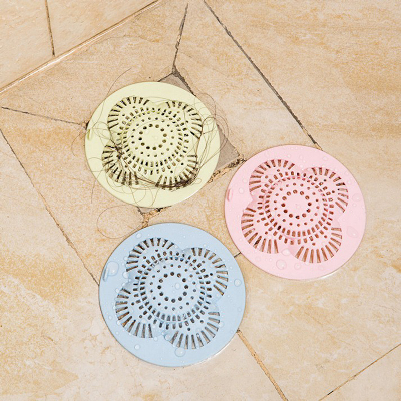 Creative round Sink Anti-Blocking Floor Drain Cover Filter Bathroom Sewer Hair Filter Factory Direct Sales