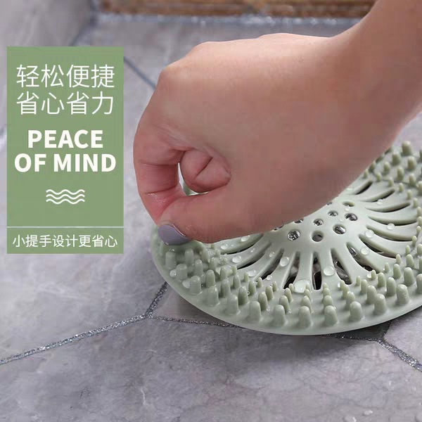 New Material Silicone Floor Drain Filter Plug Sink Drain Filter Net Bathroom Hair Filter Plug Anti-Blocking Sewer New Material Silicone Floor Drain Filter Plug Sink Drain Filter Net Bathroom Hair Filter Plug Anti-Blocking Sewer