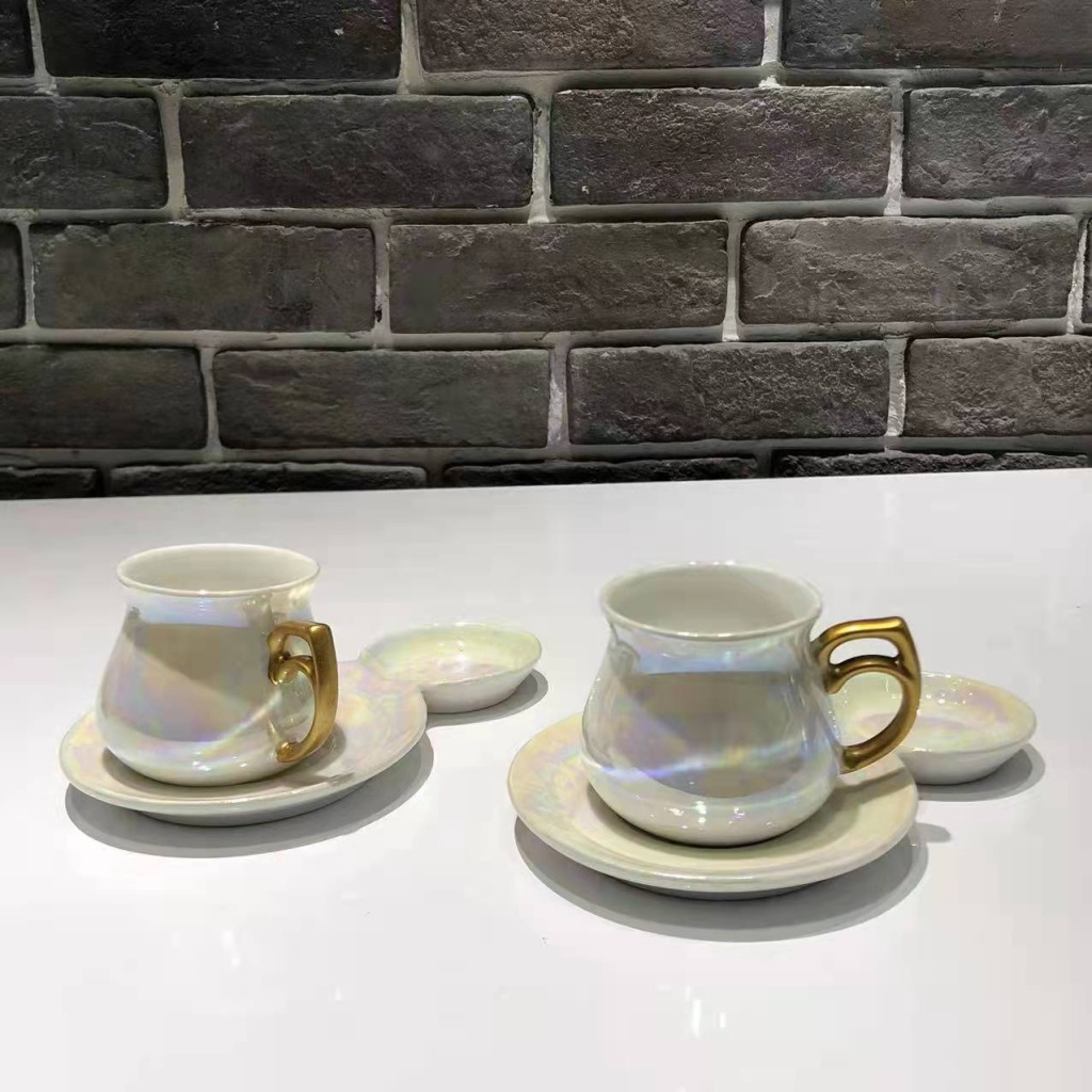 Jingdezhen 6 Cups 6 Plates Coffee Set Ceramic Cup Ceramic Plate Pearl Glaze Coffee Set Points Exchange Supermarket Promotion Jingdezhen 6 Cups 6 Plates Coffee Set Ceramic Cup Ceramic Plate Pearl Glaze Coffee Set Points Exchange Supermarket Promotion