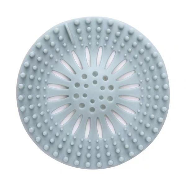 New Material Silicone Floor Drain Filter Plug Sink Drain Filter Net Bathroom Hair Filter Plug Anti-Blocking Sewer