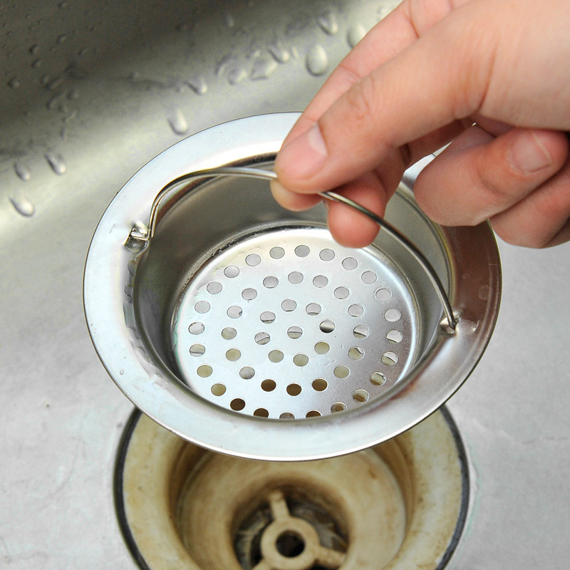 Kitchen Stainless Steel Sink Filter Net Sink Anti-Blocking Net Bathroom Drain Anti-Plug Floor Drain Stainless Steel