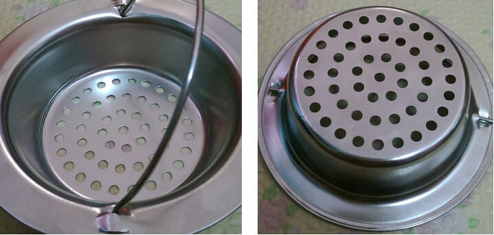 Kitchen Stainless Steel Sink Filter Net Sink Anti-Blocking Net Bathroom Drain Anti-Plug Floor Drain Stainless Steel