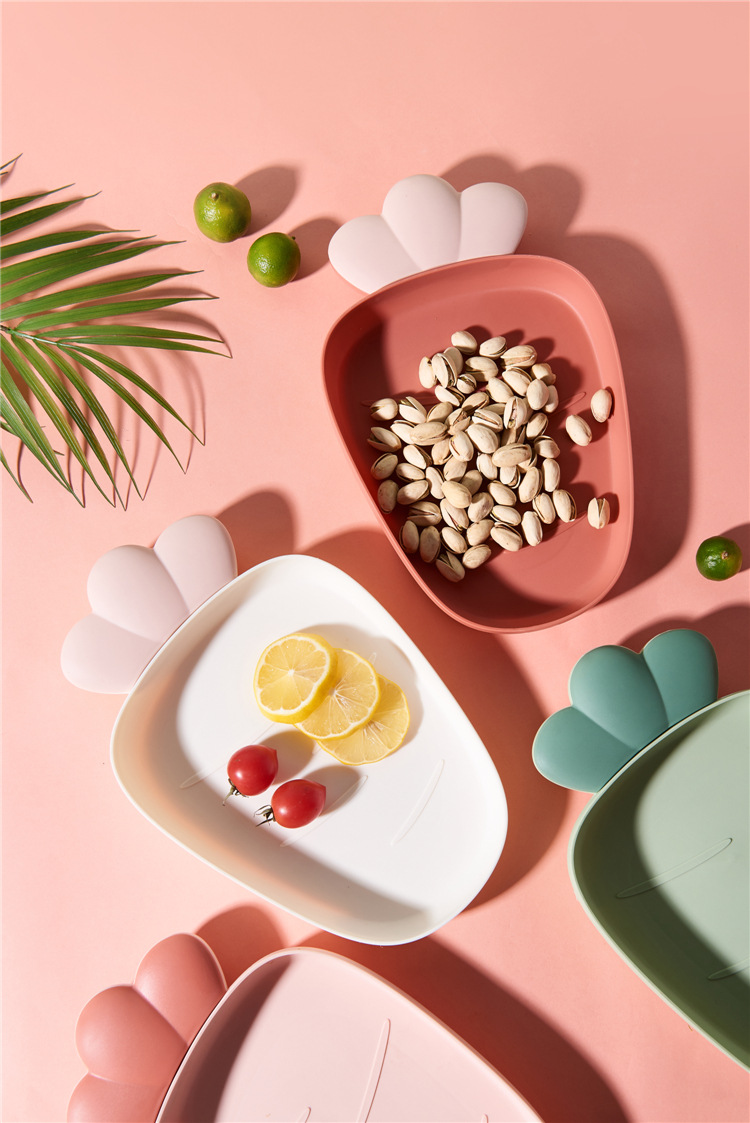 plastic fruit plate Nordic style household modern living room fruit plate creative snacks dessert cake dry fruit plate plastic fruit plate Nordic style household modern living room fruit plate creative snacks dessert cake dry fruit plate