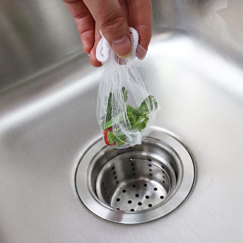 Kitchen Sink Filter Net Household Anti-Blocking Floor Drain Net Sundries Garbage Bag Washing Basin Water-Proof Water Cut Bag Net