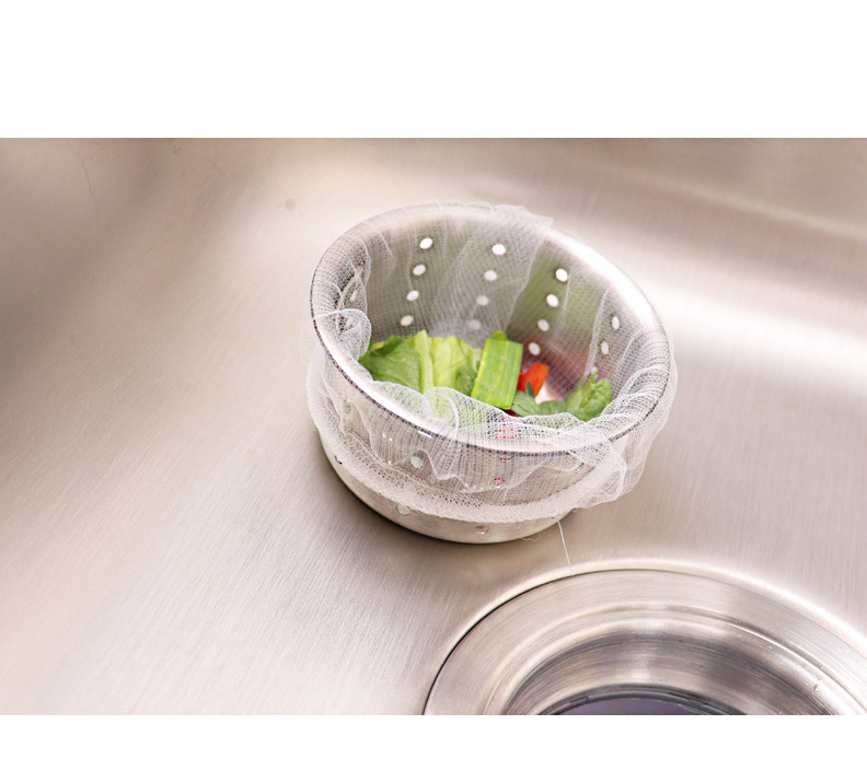 Kitchen Sink Filter Net Household Anti-Blocking Floor Drain Net Sundries Garbage Bag Washing Basin Water-Proof Water Cut Bag Net